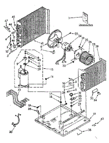 Unit Parts parts for Kenmore Air Conditioner 106.8771890 (1068771890, 106 8771890) from AppliancePartsPros.com