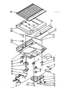 Compartment Separator Parts parts for Kenmore Refrigerator 106.8776302 (1068776302, 106 8776302) from AppliancePartsPros.com
