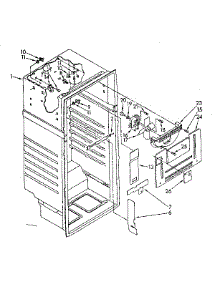 Liner Parts parts for Kenmore Refrigerator 106.8776302 (1068776302, 106 8776302) from AppliancePartsPros.com