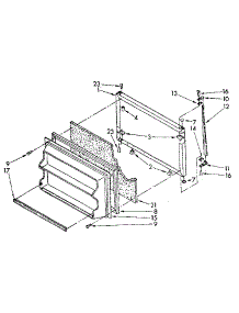 Freezer Door Parts parts for Kenmore Refrigerator 106.8776313 (1068776313, 106 8776313) from AppliancePartsPros.com