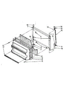 Freezer Door Parts parts for Kenmore Refrigerator 106.87782012 (10687782012, 106 87782012) from AppliancePartsPros.com