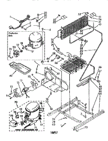 Unit Parts parts for Kenmore Refrigerator 106.8778760 (1068778760, 106 8778760) from AppliancePartsPros.com