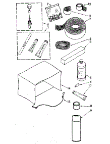Optional parts for Kenmore Heat Pump System 106.8780870 (1068780870, 106 8780870) from AppliancePartsPros.com