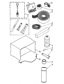 Optional parts for Kenmore Heat Pump System 106.8781070 (1068781070, 106 8781070) from AppliancePartsPros.com