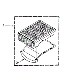 Dry Rack Parts parts for Kenmore Dryer 106.87884600 (10687884600, 106 87884600) from AppliancePartsPros.com