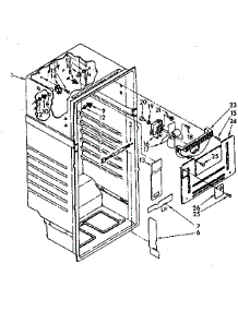 Liner Parts parts for Kenmore Refrigerator 106.8788550 (1068788550, 106 8788550) from AppliancePartsPros.com