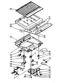 Compartment Separator parts for Kenmore Refrigerator 106.8788550 (1068788550, 106 8788550) from AppliancePartsPros.com
