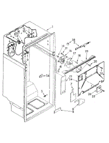 Liner parts for Kenmore Refrigerator 106.8790315 (1068790315, 106 8790315) from AppliancePartsPros.com