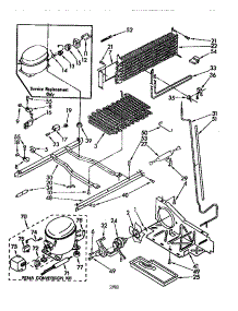 Unit parts for Kenmore Refrigerator 106.8790315 (1068790315, 106 8790315) from AppliancePartsPros.com