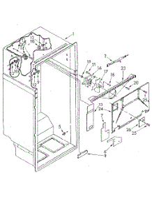 Liner parts for Kenmore Refrigerator 106.8790317 (1068790317, 106 8790317) from AppliancePartsPros.com