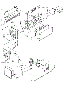 Icemaker parts for Kenmore Refrigerator 106.8790317 (1068790317, 106 8790317) from AppliancePartsPros.com