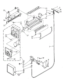 Icemaker parts for Kenmore Refrigerator 106.8790365 (1068790365, 106 8790365) from AppliancePartsPros.com