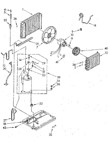 Unit parts for Kenmore Air Conditioner 106.8790510 (1068790510, 106 8790510) from AppliancePartsPros.com