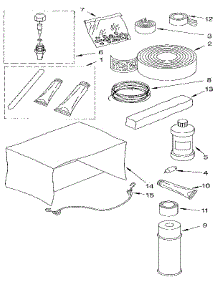 Optional Not Included parts for Kenmore Heat Pump System 106.8790513 (1068790513, 106 8790513) from AppliancePartsPros.com