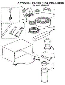 Optional parts for Kenmore Heat Pump System 106.8790515 (1068790515, 106 8790515) from AppliancePartsPros.com