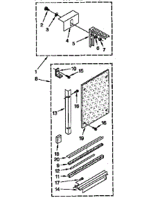 Installation Parts parts for Kenmore Air Conditioner 106.8790811 (1068790811, 106 8790811) from AppliancePartsPros.com