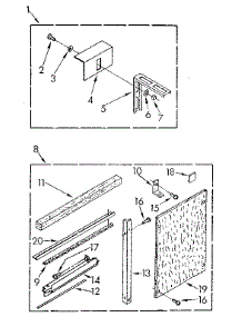 Installation parts for Kenmore Air Conditioner 106.8791090 (1068791090, 106 8791090) from AppliancePartsPros.com
