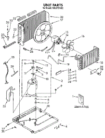 Unit parts for Kenmore Air Conditioner 106.8791092 (1068791092, 106 8791092) from AppliancePartsPros.com