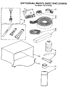 Optional parts for Kenmore Air Conditioner 106.8791092 (1068791092, 106 8791092) from AppliancePartsPros.com