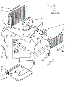 Unit parts for Kenmore Air Conditioner 106.8791281 (1068791281, 106 8791281) from AppliancePartsPros.com