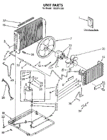 Unit parts for Kenmore Air Conditioner 106.8791282 (1068791282, 106 8791282) from AppliancePartsPros.com