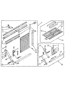 Installation parts for Kenmore Air Conditioner 106.8791850 (1068791850, 106 8791850) from AppliancePartsPros.com