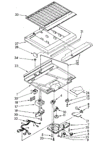 Compartment Separator parts for Kenmore Refrigerator 106.8794580 (1068794580, 106 8794580) from AppliancePartsPros.com