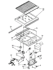 Compartment Separator parts for Kenmore Refrigerator 106.8798414 (1068798414, 106 8798414) from AppliancePartsPros.com