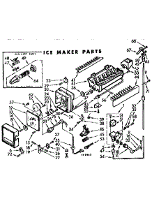 Ice Maker Parts parts for Kenmore Freezer 106.721571 (106721571, 106 721571) from AppliancePartsPros.com