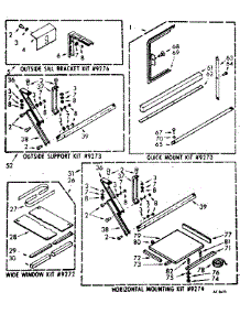 Mounting Kits parts for Kenmore Heat Pump System 106.72172 (10672172, 106 72172) from AppliancePartsPros.com
