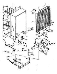 Unit Parts parts for Kenmore Freezer 106.722201 (106722201, 106 722201) from AppliancePartsPros.com