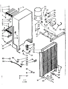 Unit Parts parts for Kenmore Freezer 106.722230 (106722230, 106 722230) from AppliancePartsPros.com