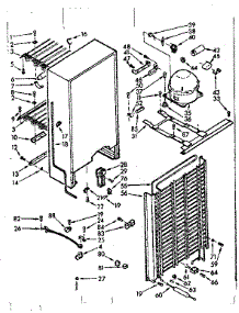 Unit Parts parts for Kenmore Freezer 106.722231 (106722231, 106 722231) from AppliancePartsPros.com