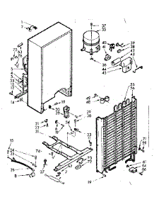 Unit Parts parts for Kenmore Freezer 106.722290 (106722290, 106 722290) from AppliancePartsPros.com