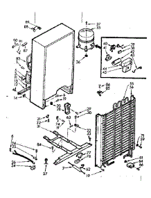 Unit Parts parts for Kenmore Freezer 106.722431 (106722431, 106 722431) from AppliancePartsPros.com