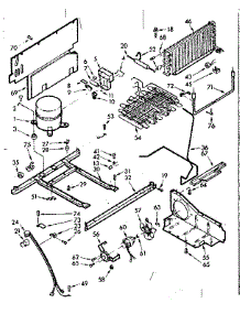 Unit Parts parts for Kenmore Freezer 106.722551 (106722551, 106 722551) from AppliancePartsPros.com