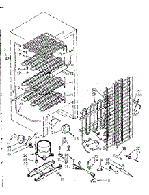 Unit parts for Kenmore Freezer 106.723131 (106723131, 106 723131) from AppliancePartsPros.com