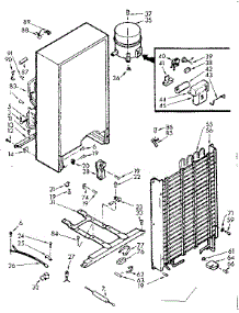 Unit parts for Kenmore Freezer 106.723140 (106723140, 106 723140) from AppliancePartsPros.com