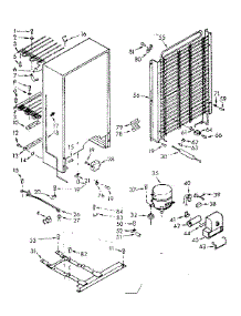 Unit Parts parts for Kenmore Freezer 106.723200 (106723200, 106 723200) from AppliancePartsPros.com