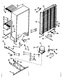 Unit parts for Kenmore Freezer 106.723201 (106723201, 106 723201) from AppliancePartsPros.com