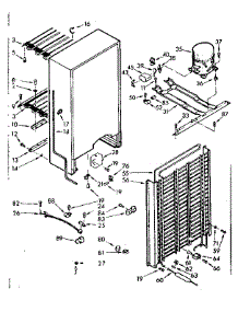 Unit parts for Kenmore Freezer 106.723231 (106723231, 106 723231) from AppliancePartsPros.com