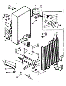Freezer Unit Parts parts for Kenmore Freezer 106.723240 (106723240, 106 723240) from AppliancePartsPros.com