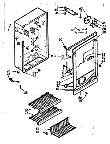 Liner Parts parts for Kenmore Freezer 106.723300 (106723300, 106 723300) from AppliancePartsPros.com