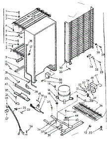 Unit Parts parts for Kenmore Freezer 106.723520 (106723520, 106 723520) from AppliancePartsPros.com