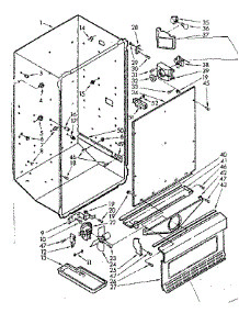 Liner Parts parts for Kenmore Freezer 106.723540 (106723540, 106 723540) from AppliancePartsPros.com