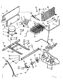 Unit parts for Kenmore Freezer 106.723550 (106723550, 106 723550) from AppliancePartsPros.com