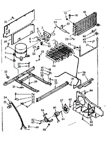 Unit Parts parts for Kenmore Freezer 106.724530 (106724530, 106 724530) from AppliancePartsPros.com