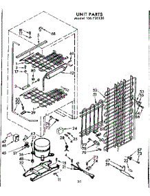 Unit Parts parts for Kenmore Freezer 106.726130 (106726130, 106 726130) from AppliancePartsPros.com