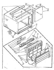 Cabinet Parts parts for Kenmore Heat Pump System 106.73770 (10673770, 106 73770) from AppliancePartsPros.com