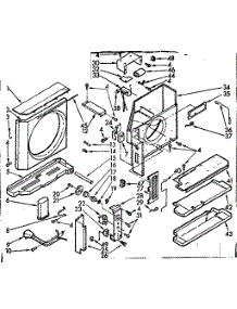 Air Flow Parts parts for Kenmore Heat Pump System 106.73780 (10673780, 106 73780) from AppliancePartsPros.com